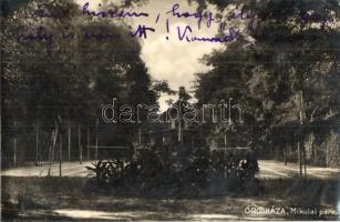 1928 Orosháza, Mikulai park, teniszpálya