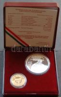 1996. 20.000Ft Au 6,982g + 2000Ft Ag "Honfoglalás" párban T:PP Eredeti díszdobozban, tanúsítvánnyal! Csak 5000, ill. 10.000db!