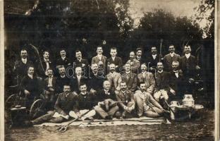 1908 Karcag, Mezőgazdasági Szakiskola tanulóinak csoportképe. photo
