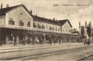 India, Indija; Vasútállomás / Kolodvor / railway station (EK)