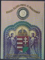 1996. "Honfoglalás-Szt.István" emlékérem Ag 5,75g díszlapon T:PP