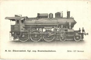 M. kir. Államvasutak 327-es sorozatú gőzmozdonya / Kgl. ung. Staatseisenbahnen / Hungarian Railways Serie 327 locomotive (EK)