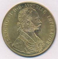 Ausztria 1877. 4 Dukát fém hamisítvány (fake coin) T:1-