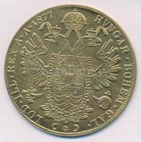 Ausztria 1877. 4 Dukát fém hamisítvány (fake coin) T:1-