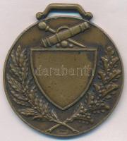 Berán Nándor (1889-1965) ~1930. "Bercsényi-Tüzérek" Br emlékérem (45x50mm) T:2 ph