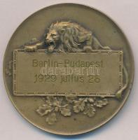 1932. "Magyar Athletikai Szövetség emlékérme / Berlin-Budapest 1929. július 28" kétoldalas...