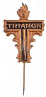 ~1930. Trianon festett Br kitűző (31x21mm) T:2