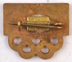 1972. "Sapporo 72" festett olimpiai jelvény (15,5x18,5mm) T:2