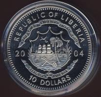 Libéria 2004. 10$ "Szabadság pillanatai-Teréz anya" T:PP Tanúsítvánnyal!