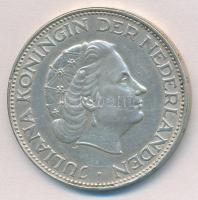 Hollandia 1966. 2 1/2G Ag Julianna T:2  Netherlands 1966. 2 1/2 Gulden Ag Juliana C:XF