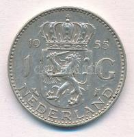 Hollandia 1955. 1G Ag "I. Julianna" T:2 
Netherlands 1955. 1 Gulden Ag "Juliana"...