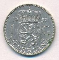 Hollandia 1957. 1G Ag "I. Julianna" T:2 
Netherlands 1957. 1 Gulden Ag "Juliana"...