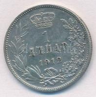 Szerbia 1912. 1D Ag "I. Péter" T:2
Serbia 1912. 1 Dinar Ag "Petar I" C:XF