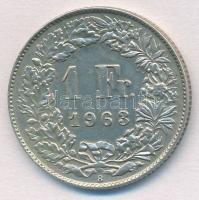 Svájc 1963. 1Fr Ag T:2
Switzerland 1963. 1 Franc Ag C:XF