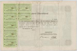 Mátranovák 1927. "Mátranováki Fogyasztási és Értékesítő Szövetkezet" névre szóló részvénye...