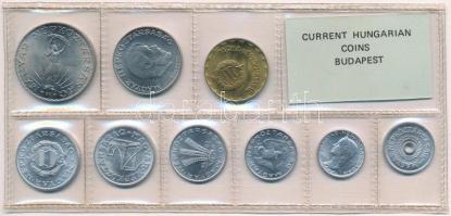 1982. 2f-10Ft (9xklf) érmés forgalmi sor fóliatokban T:1 Adamo FO15