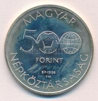 1986. 500Ft Ag "Labdarúgó Világbajnokság - Mexikó 1986" T:PP ujjlenyomat, fo.
Adamo EM95