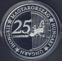 Modern emlékérem "Euró fantázia-Turul madár" Ag 20,7g T:PP Csak 2000db! RR!!