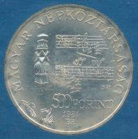 1981. 500Ft Ag "Bartók Béla" MNB tokban T:BU Adamo EM62