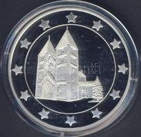 Modern emlékérem "Euró fantázia-Mátyás templom" Ag 20,7g T:PP Csak 2000db! RR!!