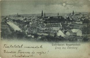 1900 Sopron, Ödenburg; este