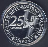 Modern emlékérem "Euró fantázia-Bartók" Ag 20,7g T:PP Csak 2000db! RR!!