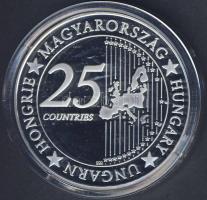 Modern emlékérem "Euró fantázia-Esztergomi Bazilika" Ag 20,7g T:PP Csak 2000db! RR!!