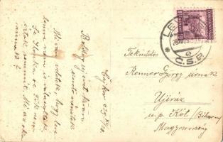 1929 Csejkő, Cajkov; a település elöljárói és a pap / aldermen with priest. photo (EK)