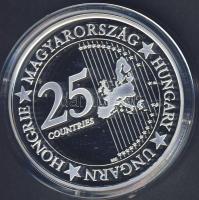 Modern emlékérem "Euró fantázia-Rubik kocka" Ag 20,7g T:PP Tanúsítvánnyal! Csak 2000db! RR!!