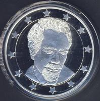 Modern emlékérem "Euró fantázia-Kodály" Ag 20,7g T:PP Tanúsítvánnyal! Csak 2000db! RR!!