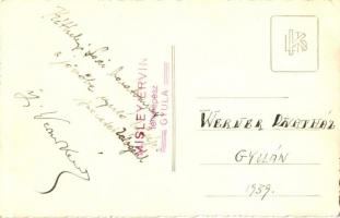 1939 Gyula, Werner Divatház üzlete. Misley Ervin photo (EK)