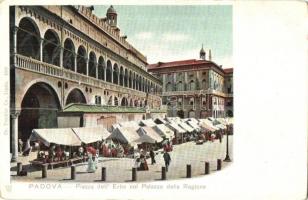 4 db RÉGI olasz városképes lap / 4 pre-1905 Italian town-view postcards; Genova, Padova, Lago di Com...