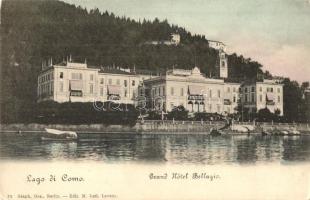 4 db RÉGI olasz városképes lap / 4 pre-1905 Italian town-view postcards; Genova, Padova, Lago di Com...