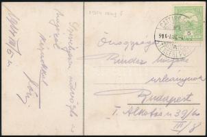 1914 "Visegrád" kétcsavaros tengeri személyszállító gőzhajó / Eildienst von Fiume nach Dal...