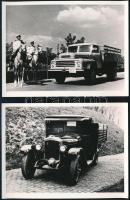 Régi teherszállító járművek (Weiss Manfréd gyár, Csepel D450, Csepel D350, stb.), 5 db utólagos előh...