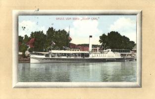 Josef Carl lapátkerekes gőzhajó / Hungarian passenger steamship