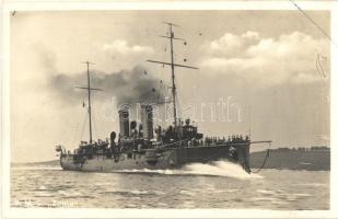 SMS Zenta Osztrák-Magyar Monarchia Zenta-osztályú védett cirkálója / SM Kleiner Kreuzer Zenta. K.u.K. Kriegsmarine / WWI Austro-Hungarian protected cruiser. A. Fischer Nr. 518.