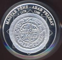 III.Béla Rézpénz 1172-1196. modern Ag utánverete "A magyar nemzet pénzérméi" T:PP