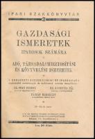 Ipari szakkönyvtár 1-2: kötet: Amit a képesített iparosnak tudni kell közigazgatási ismeretek körébő...