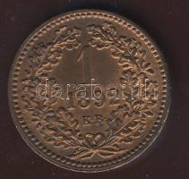 1892. 1kr "Fiumei címer" T:1