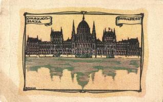 Budapest V. Országház. A Magyar Földrajzi Intézet rt. kiadása, Budapesti sorozat 5. sz. litho s: Bokros (fa)