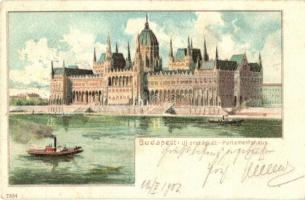 1902 Budapest V. Új Országház. litho