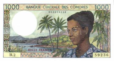 Comores Szigetek 1984. 1000Fr T:I