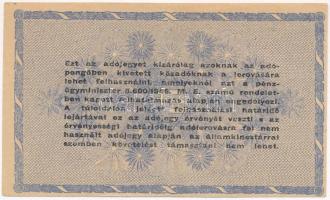 1946. 10.000.000AP vízjeles papíron, fordított címer T:II