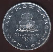 1948. 20Ft Ag "Táncsics" T:1- parányi ph