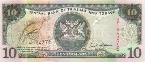 Trinidad és Tobago 2002. 10$ T:I