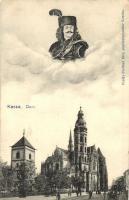 Kassa, Kosice; dóm, Rákóczi Ferenc / cathedral, Frances II Rákóczi