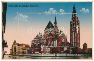 Szeged, Fogadalmi templom. leporellocard