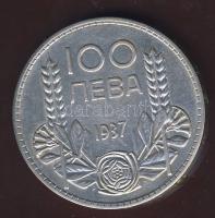 Bulgária 1937. 100L Ag T:2/2-