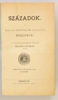 1883 Századok. XVII. évfolyam. Szerk.: Szilágyi Sándor. Budapest, 1883, Magyar Történelmi Társulat, ...